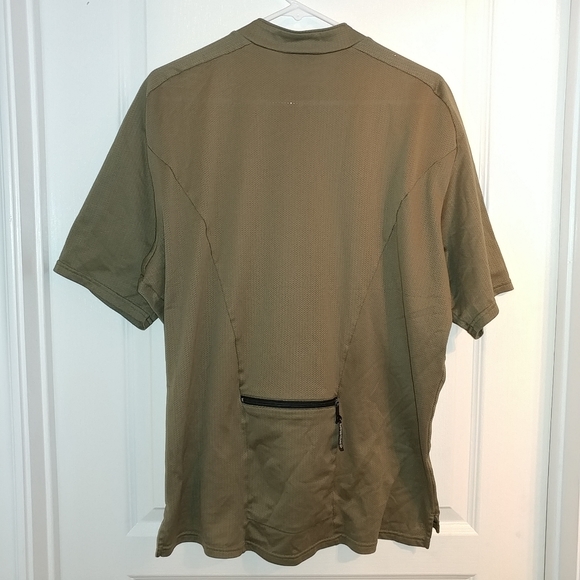 Pearl Izumi Men's XL Cycling Jersey Short Sleeve Olive Green Half Zip - Picture 8 of 9